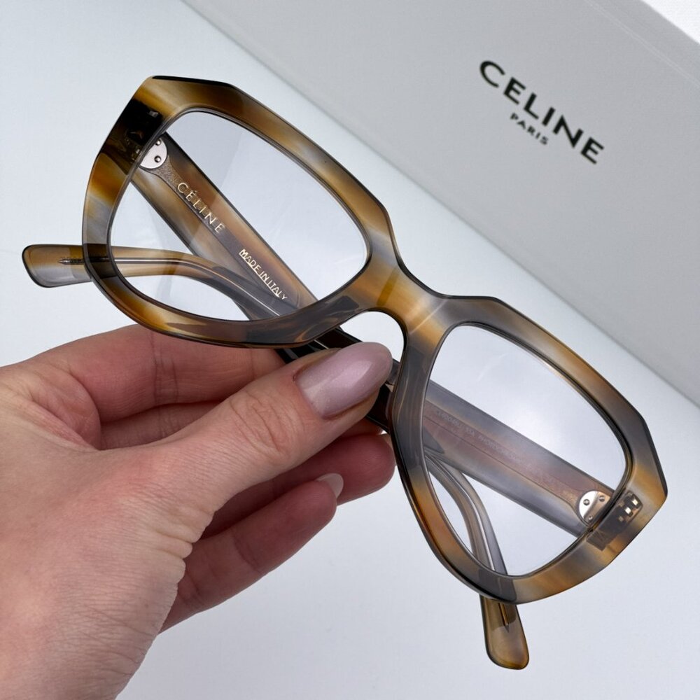 Celine CL40046U 55A BRAND NEW Sunglasses Havana Smoke Photochromatic Women - Picture 2 of 11